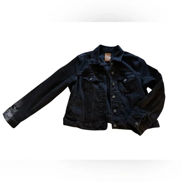 GAP black classic denim jacket - Picture 7 of 10